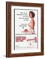 Butterfield 8, Elizabeth Taylor, 1960-null-Framed Art Print