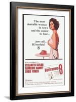 Butterfield 8, Elizabeth Taylor, 1960-null-Framed Art Print