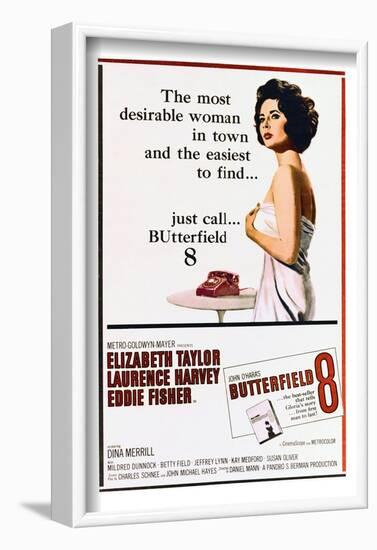 BUtterfield 8 - Movie Poster Reproduction-null-Framed Photo