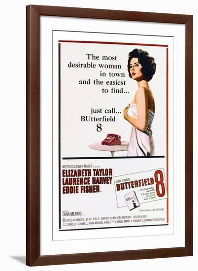 BUtterfield 8 - Movie Poster Reproduction-null-Framed Photo