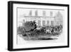 Butterfield's Overland Mail-Coach Starting out from Atchison, Kansas.-null-Framed Giclee Print