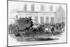 Butterfield's Overland Mail-Coach Starting out from Atchison, Kansas.-null-Mounted Giclee Print
