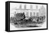 Butterfield's Overland Mail-Coach Starting out from Atchison, Kansas.-null-Framed Stretched Canvas