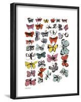 Butterflies, 1955 (Many/Varied Colors)-Andy Warhol-Framed Art Print