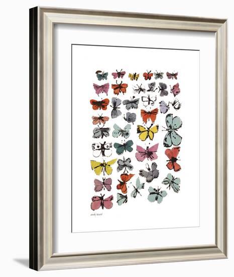 Butterflies, 1955 (Many/Varied Colors)-Andy Warhol-Framed Art Print