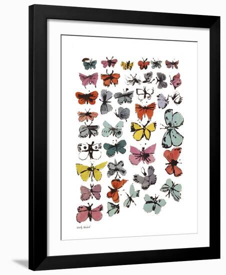 Butterflies, 1955 (many/varied colors)-Andy Warhol-Framed Art Print