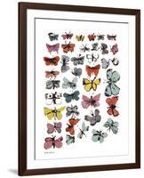 Butterflies, 1955 (many/varied colors)-Andy Warhol-Framed Art Print