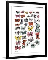 Butterflies, 1955 (many/varied colors)-Andy Warhol-Framed Art Print