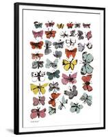 Butterflies, 1955 (many/varied colors)-Andy Warhol-Framed Art Print