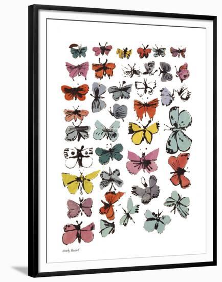 Butterflies, 1955 (many/varied colors)-Andy Warhol-Framed Art Print