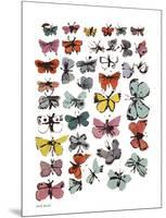 Butterflies, 1955 (many/varied colors)-Andy Warhol-Mounted Art Print