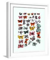 Butterflies, 1955-Andy Warhol-Framed Art Print