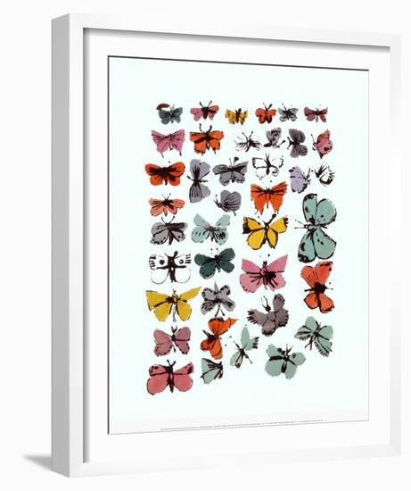 Butterflies, 1955-Andy Warhol-Framed Art Print