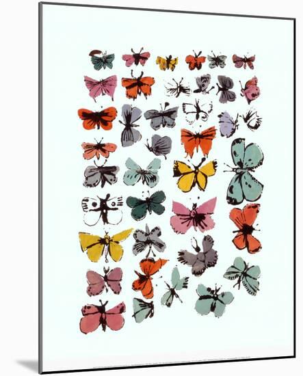 Butterflies, 1955-Andy Warhol-Mounted Art Print