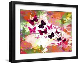 Butterflies 2-Ata Alishahi-Framed Giclee Print