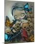 Butterflies and Bones-Jasmine Becket-Griffith-Mounted Art Print