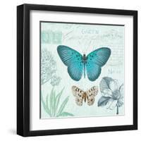 Butterflies and Botanicals 2-Christopher James-Framed Art Print