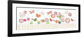 Butterflies and Flowers-Effie Zafiropoulou-Framed Giclee Print