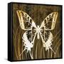 Butterflies and Leaves I-Erin Clark-Framed Stretched Canvas