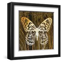 Butterflies and Leaves II-Erin Clark-Framed Giclee Print