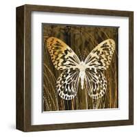 Butterflies and Leaves II-Erin Clark-Framed Giclee Print