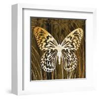 Butterflies and Leaves II-Erin Clark-Framed Giclee Print