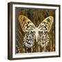 Butterflies and Leaves II-Erin Clark-Framed Giclee Print