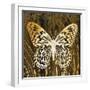 Butterflies and Leaves II-Erin Clark-Framed Giclee Print