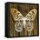 Butterflies and Leaves II-Erin Clark-Framed Stretched Canvas