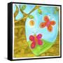 Butterflies and Trees-null-Framed Stretched Canvas