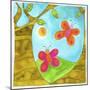 Butterflies and Trees-null-Mounted Giclee Print