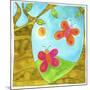 Butterflies and Trees-null-Mounted Giclee Print