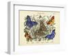 Butterflies, C.1860-null-Framed Giclee Print