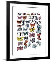 Butterflies, c.1955-Andy Warhol-Framed Giclee Print