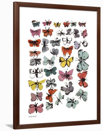 Butterflies, c.1955-Andy Warhol-Framed Giclee Print