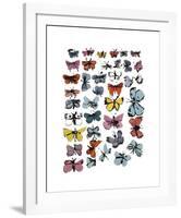 Butterflies, c.1955-Andy Warhol-Framed Giclee Print