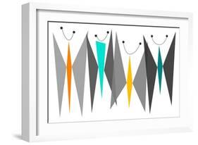 Butterflies - Grays-Tonya Newton-Framed Premium Giclee Print