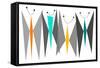 Butterflies - Grays-Tonya Newton-Framed Stretched Canvas