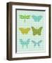 Butterflies I-Patty Young-Framed Art Print