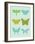 Butterflies I-Patty Young-Framed Art Print