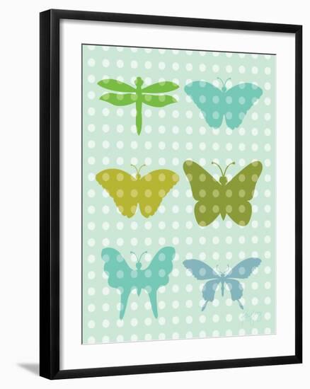 Butterflies I-Patty Young-Framed Art Print