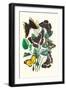 Butterflies: L. Populi, A. Iris-William Forsell Kirby-Framed Art Print