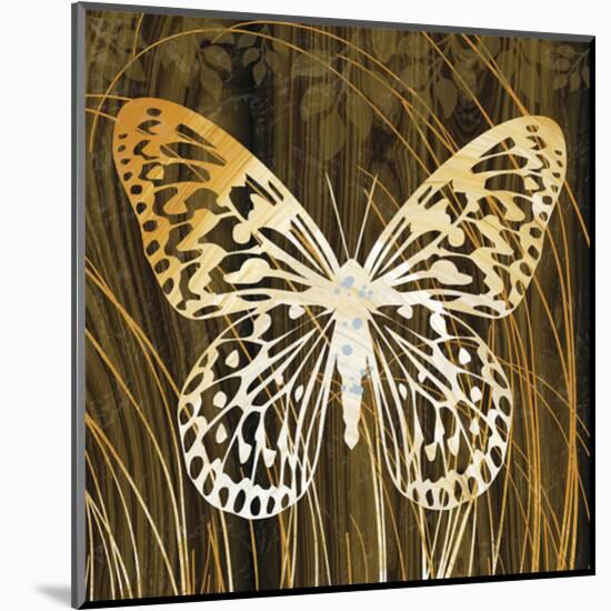 Butterflies & Leaves II-Erin Clark-Mounted Art Print