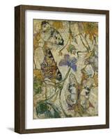 Butterflies; Les Papillons, 1918-Josef Albert-Framed Giclee Print