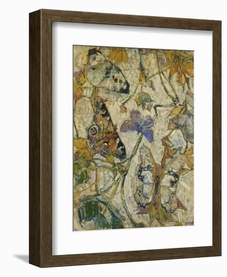 Butterflies; Les Papillons, 1918-Josef Albert-Framed Giclee Print