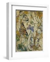 Butterflies; Les Papillons, 1918-Josef Albert-Framed Giclee Print