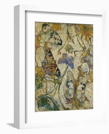 Butterflies; Les Papillons, 1918-Josef Albert-Framed Giclee Print