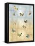 Butterflies Meet Up II-Tina Blakely-Framed Stretched Canvas