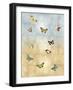 Butterflies Meet Up II-Tina Blakely-Framed Art Print