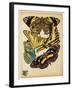 Butterflies Plate 13-null-Framed Giclee Print